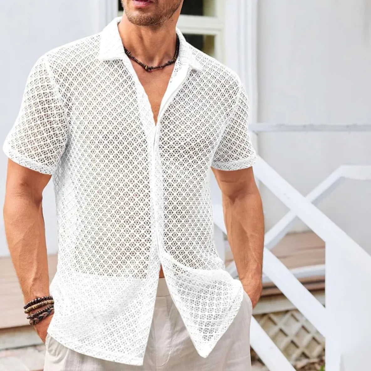 Men’s Summer Mesh Shirt