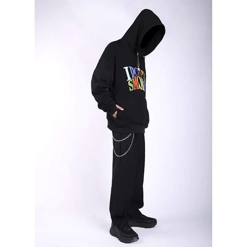 3D Casual Top, Rainbow Hoodie, Stylish Printed Menswear