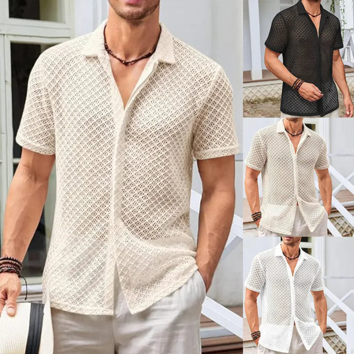 Men’s Summer Mesh Shirt